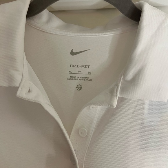 Nike Women’s Dri-Fit White Polo Shirt - Picture 2 of 2
